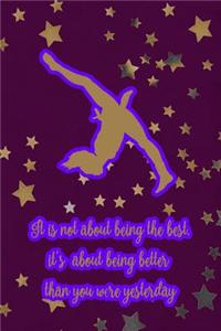 It Is Not about Being the Best, It's about Being Better Than You Were Yesterday