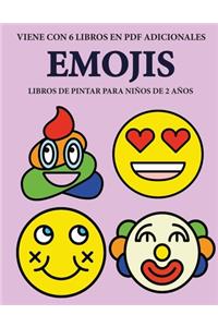 Libros de pintar para niños de 2 años (Emojis)