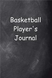 Basketball Player's Journal Chalkboard Design