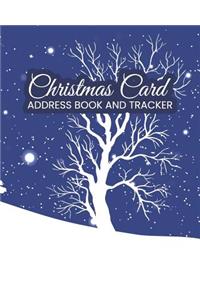 Christmas Card Address Book and Tracker