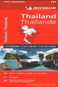 Michelin Map Thailand 751