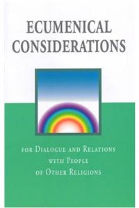 Ecumenical Considerations