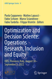 Optimization and Decision Science: Operations Research, Inclusion and Equity