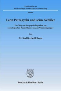 Leon Petrazycki Und Seine Schuler
