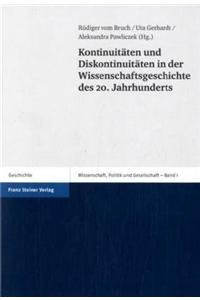 Kontinuitaten Und Diskontinuitaten in Der Wissenschaftsgeschichte Des 20. Jahrhunderts