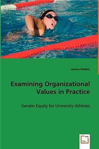 Examining Organizational Values in Practice