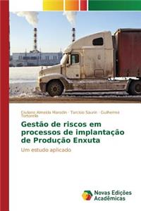 Gestão de riscos em processos de implantação de Produção Enxuta