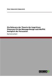 Die Relevanz der Theorie der kognitiven Dissonanz für das Message-Design nach Moffitt bezüglich der Persuasion