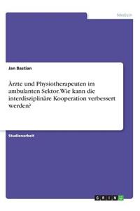 Ärzte und Physiotherapeuten im ambulanten Sektor. Wie kann die interdisziplinäre Kooperation verbessert werden?