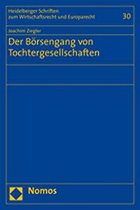 Der Borsengang Von Tochtergesellschaften