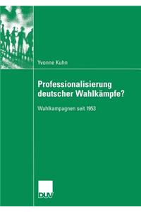 Professionalisierung deutscher Wahlkämpfe?