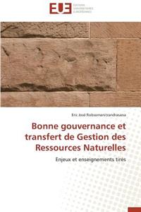 Bonne Gouvernance Et Transfert de Gestion Des Ressources Naturelles