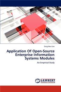Application of Open-Source Enterprise Information Systems Modules