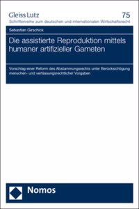 Die Assistierte Reproduktion Mittels Humaner Artifizieller Gameten