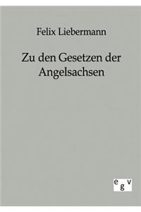 Zu den Gesetzen der Angelsachsen