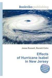 Effects of Hurricane Isabel in New Jersey