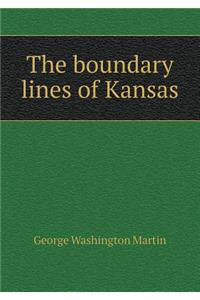 The boundary lines of Kansas