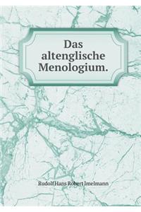 Das altenglische Menologium