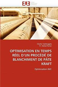 Optimisation en temps réel d''un procédé de blanchiment de pâte kraft