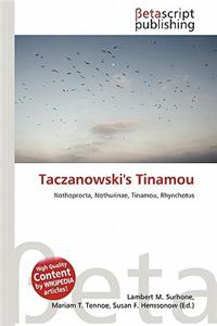 Taczanowski's Tinamou