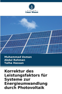 Korrektur des Leistungsfaktors für Systeme zur Energieumwandlung durch Photovoltaik
