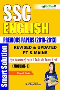 SSC English Previous Papers (2010-2013) Revised & Updated PT & Mains Vol-1