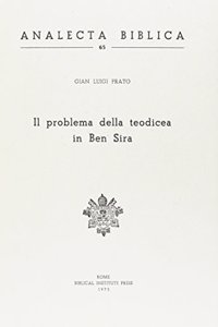 Il Problema Della Teodicea in Ben Sira