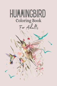 Hummingbird Coloring Book For Adults