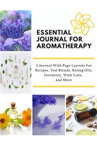 Essential Journal For Aromatherapy