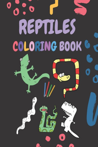 Reptiles Coloring Book