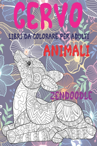 Libri da colorare per adulti - Zendoodle - Animali - Cervo