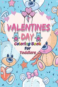 Valentines Day Coloring Book For Toddlers