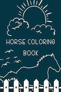Horse Coloring Book