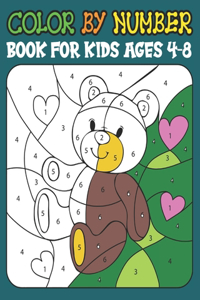 Color By Number book For Kids Ages 4-8