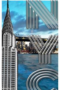 Iconic Chrysler Building New York City Sir Michael Huhn Artist Drawing Journal