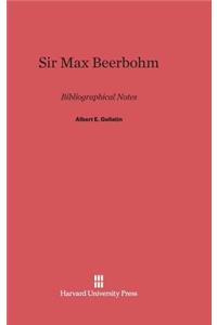 Sir Max Beerbohm