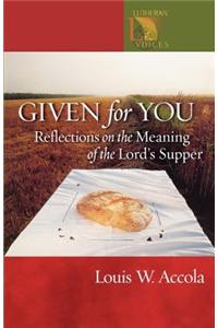 Given for You