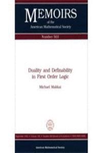 Duality and Definability in First Order Logic