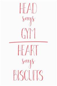 Head Says Gym Heart Says Biscuits