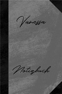 Vanessa Notizbuch: Liniertes Notizbuch für deinen Vornamen