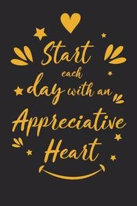 Start Each Day with an Appreciative Heart