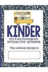 Pre-K and Kindergarten Interactive Notebook