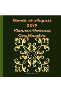Month of August 2019 Planner/Journal Combination