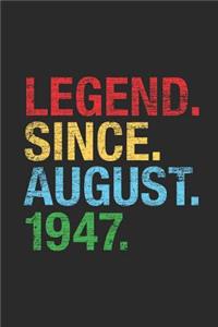 Legend Since August 1947
