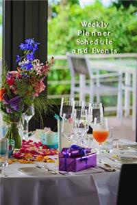 Weekly Planner Schedule and Events