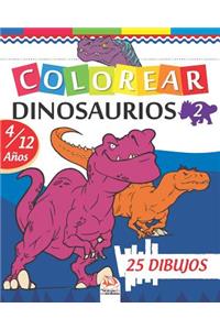 Colorear dinosaurios 2