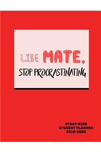 Like Mate, Stop Procrastinating - Stray Kids Student Planner 2019 - 2020