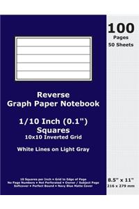 Reverse Graph Paper Notebook