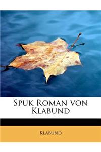 Spuk Roman Von Klabund