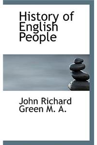 History of English People